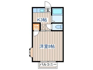 ファミ－ユ双葉ヶ丘の物件間取画像